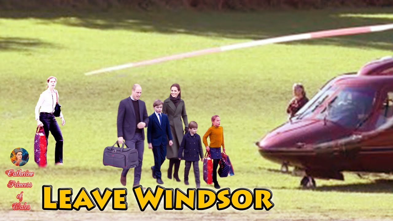 Catherine SPOTTED LEAVING Windsor With Family For Easter Holiday After Cancer Announcement