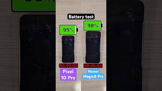 Google Pixel 10 Pro vs Honor Magic8 Pro battery test!