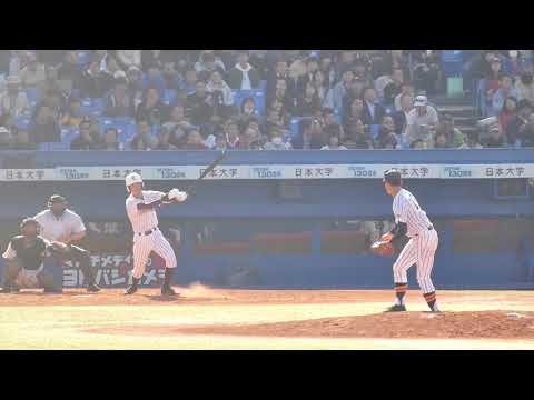 国士舘高校 4回裏の追加点 2019年11月10日(日)秋季東京都高校野球大会[決勝帝京高校戦]