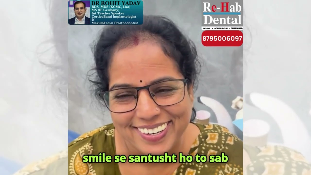 3 SAAL HO GAYE FULL IMPLANT KARAYE KOI PARESHANI NAHI SAB ACHE SE KHAATI HU🙏Thanks To Dr Rohit Yadav