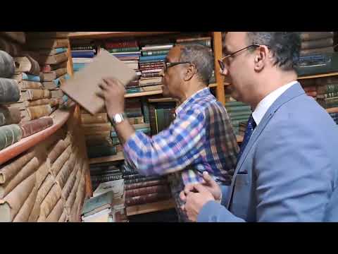 د أسامة الشاذلي في رحاب مكتبة د مصطفي جودة