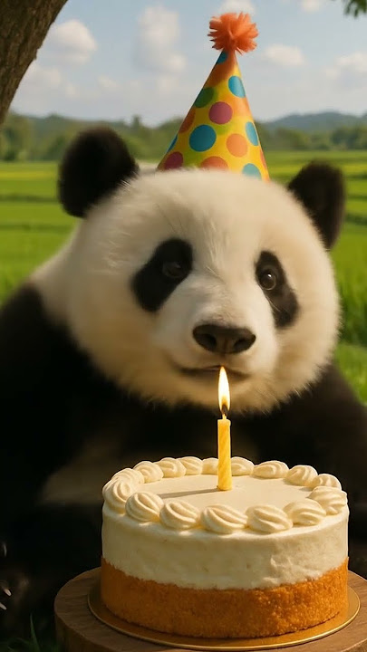 anak panda ulang tahun #happybirthday #cute #happy #panda