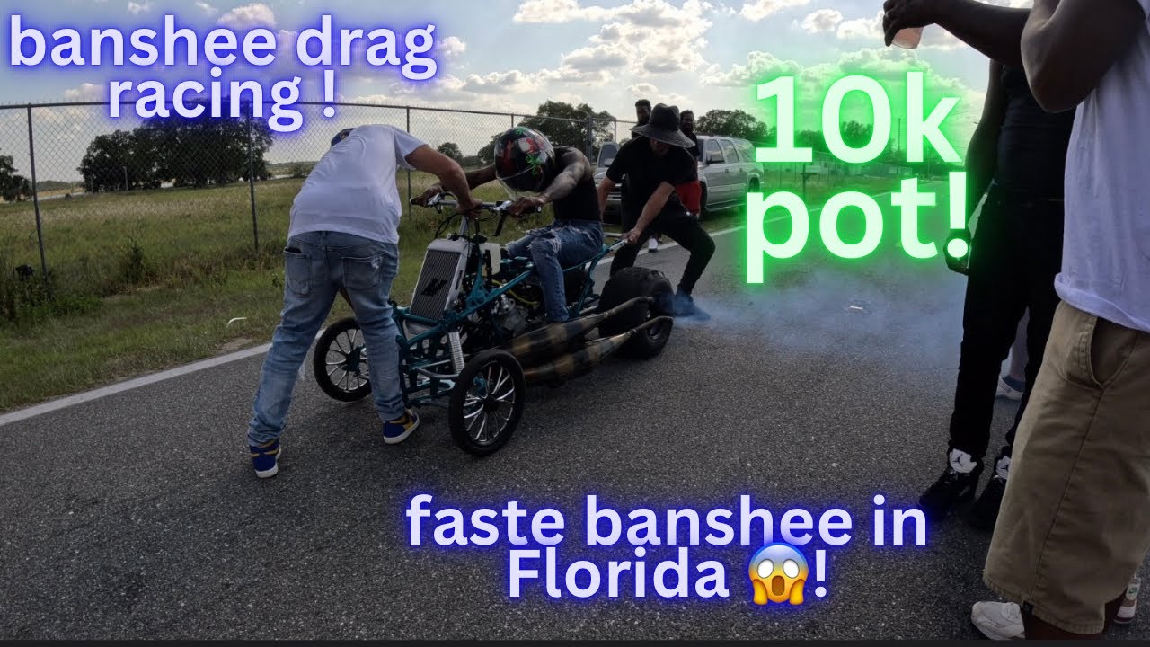 Banshee 350 drag racing (omeezy vs biggs) 
