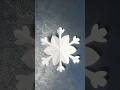 snowflake making out of paper #paperart #diy #snowflakes #cristmasdecor