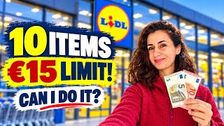 Can I Buy 10 Useful Groceries at Lidl in Germany for Under €15🇩🇪