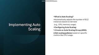AWS Developer Best Practices | Auto Scaling, CloudWatch, and Secure Applications