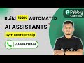 Gym Membership Automation Using AI Agent