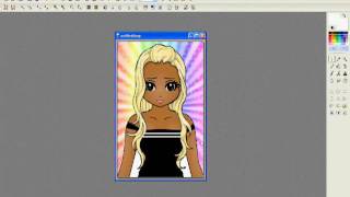 How to put a Sun Vector behind your picture on Photofiltre