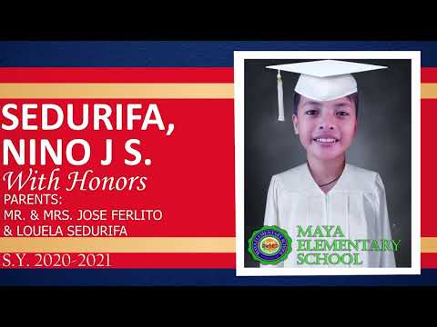 Maya Elementary School 2nd Virtual Graduation Ceremony