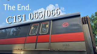 2024 EWL Disruption Saga Ends - Kawasaki Heavy Industries C151 [065/066] EMU 065 Sent for Scrap