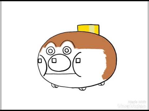 アンパンマン号 おえかき ぬりえ Youtube