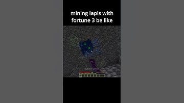 Mining Lapis Ore with Fortune 3.. 🔥🖥#shorts #minecraft #funny