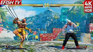 Dhalsim vs Ed (Hardest AI) - Street Fighter V