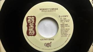 Nobody's Bride , Kathy Edge ,1988 Nobody's Bride , Kathy Edge ,1988