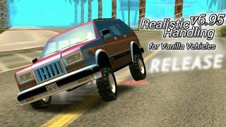New Big Update Realistic Handling v6.95 Release! - Next Level Gameplay - GTA SA screenshot 4