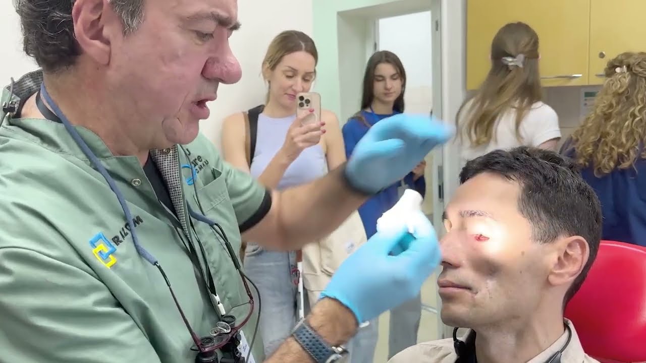 Dr. Jorge Corona brought patient-specific implants donated by MedCAD to Ukraine