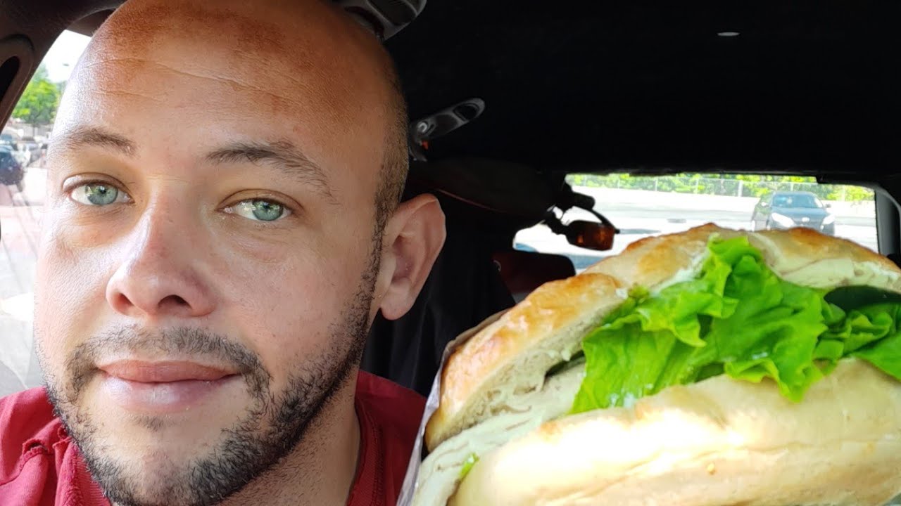 Einstein bros turkey bagel sandwich review YouTube