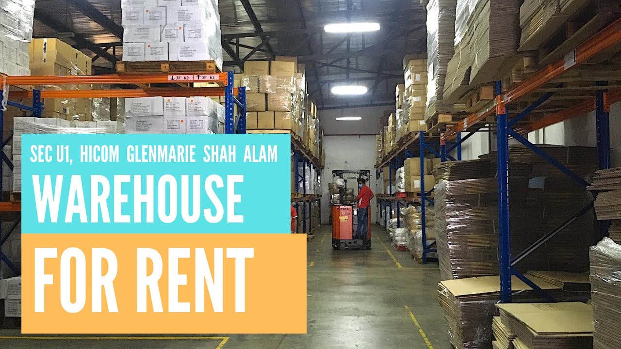 Small Warehouse For Rent In Hicom Glenmarie Shah Alam Sec U1 Malaysia Industrial Properties Myip Youtube