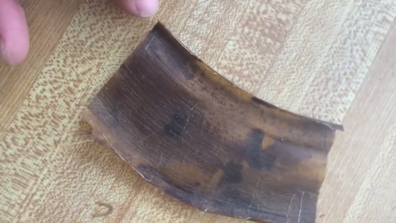 Making banana 🍌 peel wraps to smoke with 💨