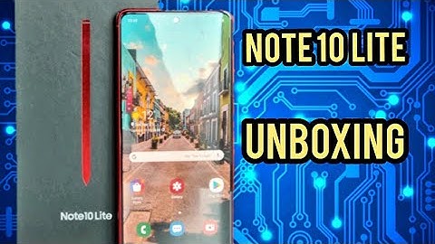 Note 10 lite unboxing 2021