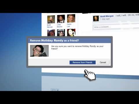 Video: How To Remove A Friend From Facebook