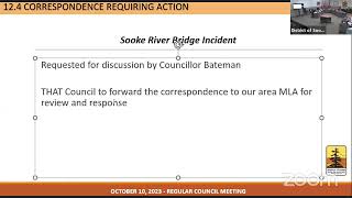 October 10. 2023, Regular Meeting of Council