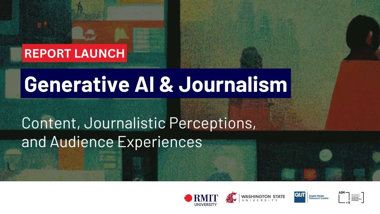 Report Launch: Generative AI & Journalism - YouTube