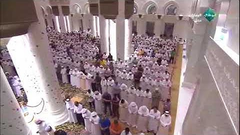 سورة الواقعة من أخشع تلاوات الشيخ إدريس أبكر فى رمضان 1435 مؤثرة أبكت المصلين