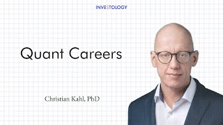 Career Talk Quant Finance W. Christian Kahl, Fincad