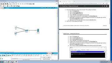 Packet Tracer - Configure End Device
