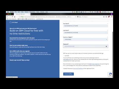 Setup Free IBM Cloud Account (for Coursera) - no Credit Card required