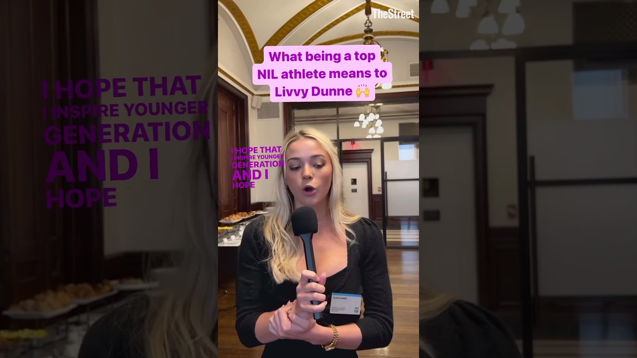 What being a top NIL athlete means to Olivia Dunne 💰