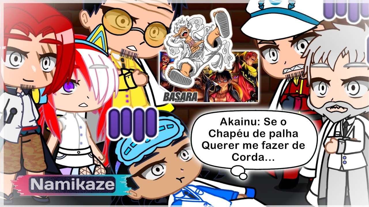 `Almirantes+Shanks E Uta °Reagindo ao Rap dos yonkous°• - A Nova Era• One piece/Basara- GachaClub