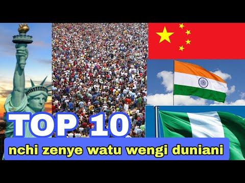 Top 10 Nchi Yenye Watu Wengi Duniani 2025  Top 10 Nchi Yenye Watu Wengi Duniani 2025