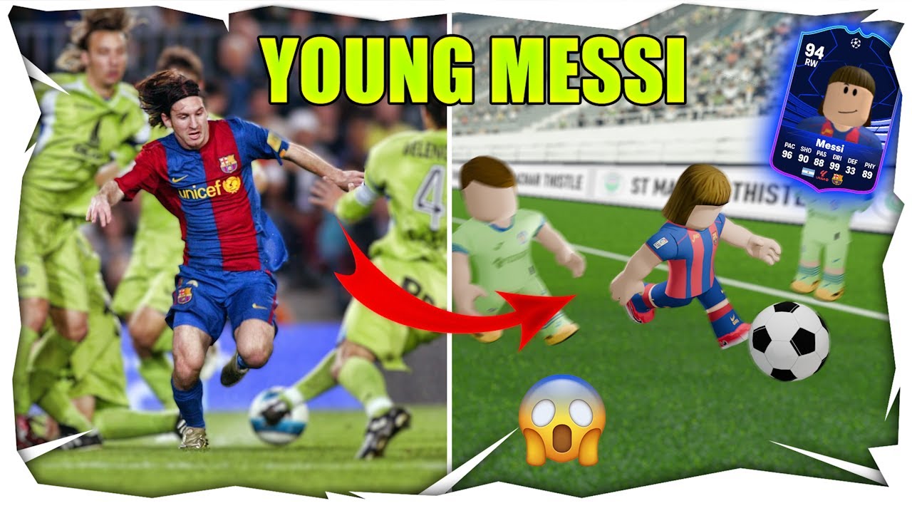 Becoming YOUNG MESSI on Real Futbol 24! (ROBLOX) - YouTube