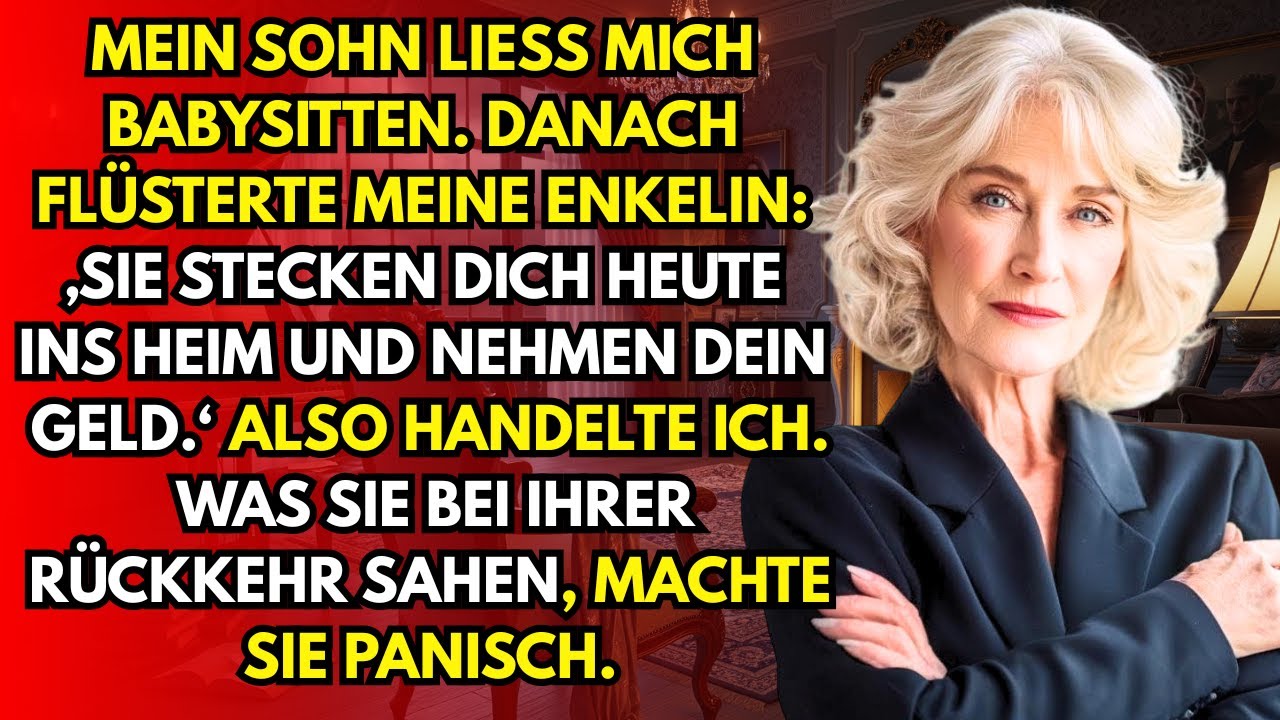 Ich stand in der Küche und backte Schweinebraten für die Familie,die mich am selben Abend in ein Seniorenheim abschieben wollte—und mein Geld kassieren. Meine achtjährige Enkelin hatte mir das...