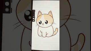 Cute Things to Draw 😻 Cute Cat Kawaii Drawing 😺 #cutedrawing #kawaii #stiker