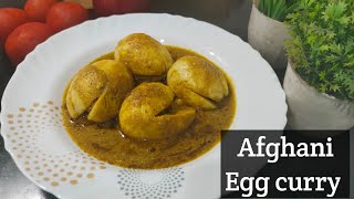 How To Make Afghani Egg curry Recipe |Afghani Style Egg/Egg Recipe|Disheswithmona ||