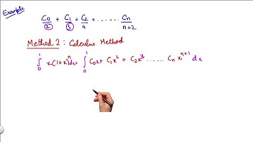 Series with nCr / Int Example