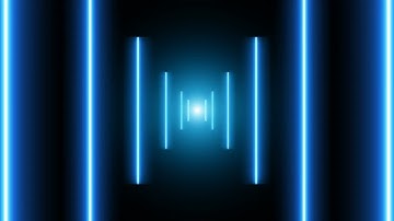 Neon Lights Tunnel Background Animation Loop || No Copyright || VJ || @ZWorkStudio || Royalty Free.