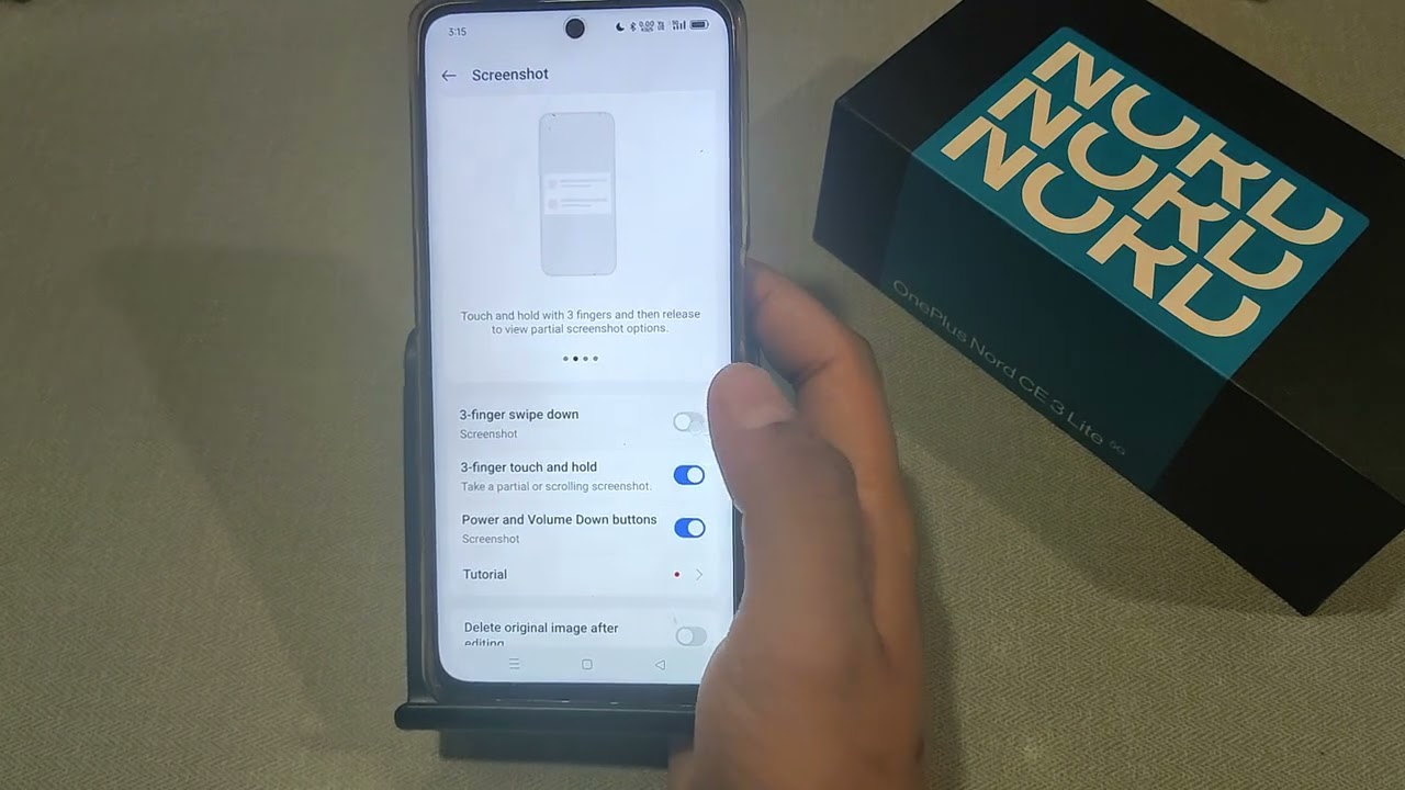 How to enable three finger screenshot in oneplus Nord Ce 3 5G,oneplus Nord screenshot settings