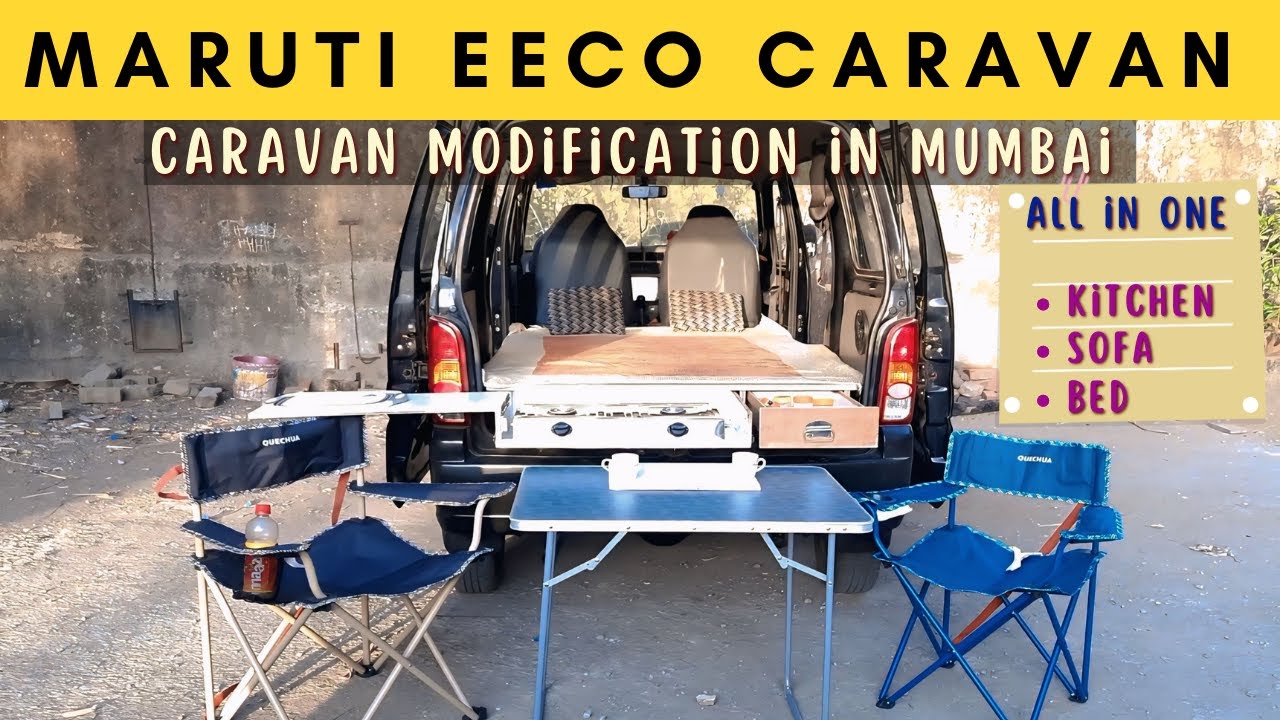 Eeco Car Modified into a Stylish Caravan | EECO कार के अंदर घर | Eeco Caravan | Budget Campervan