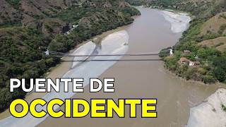 Vistas aéreas del Puente de Occidente en 4K DRONE DJI MINI 3