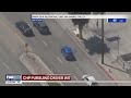 California police chase suspect leads pursuit across LA, San Bernardino counties