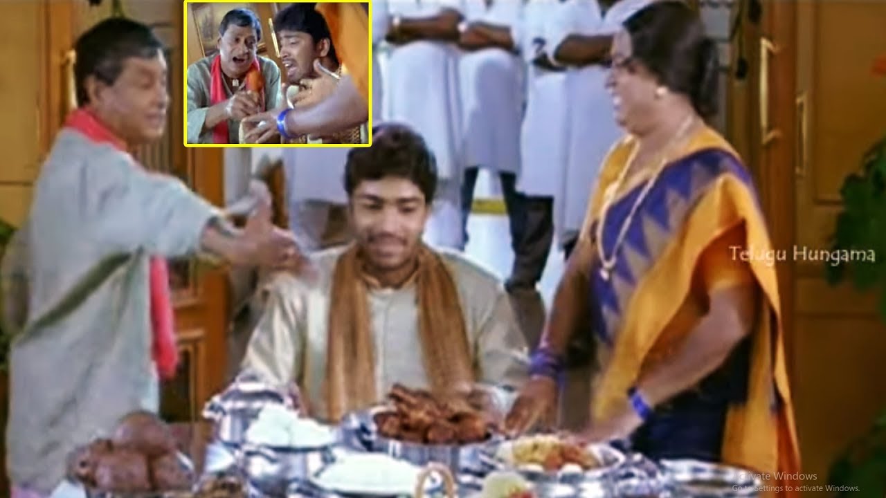 Allari Naresh Food Eating Comedy Scene |Telugu Hungama