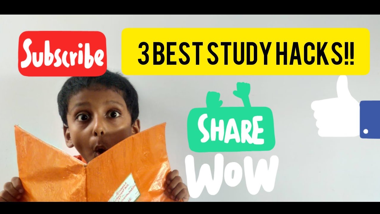 3 best study hacks every student must know | Rudra lifestyle | online ...