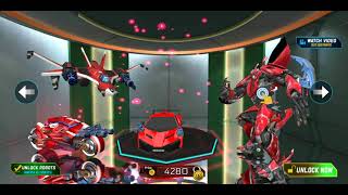Jet Robot Car Transformation Game screenshot 5