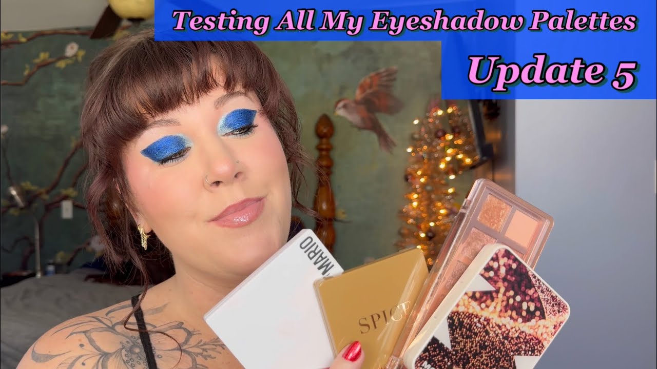 Тестирую все свои палетки теней для век | Обновление 5 (MakeupbyMario, Morphe, Makeup Revolution,...