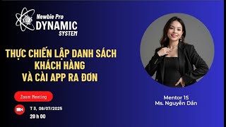 THỰC CHIẾN LẬP DANH SÁCH KHÁCH HÀNG & CÀI APP RA ĐƠN screenshot 4