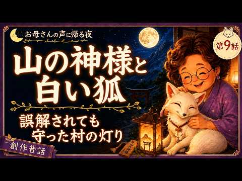 【60分睡眠導入/寝落ち朗読】誰も気づいてくれなくても、あんたの優しさはちゃんと届いてるよ。『山の神様と白い狐』｜心が救われる大人の感動昔話／聞き流し／作業用BGM